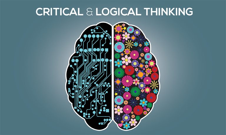 what is the difference between logic and critical thinking