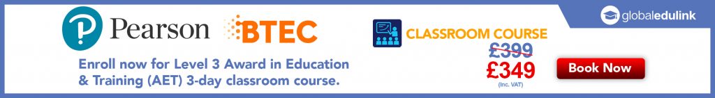 enroll now for level 3 award in education